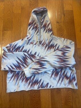 free people cropped hoodie size s